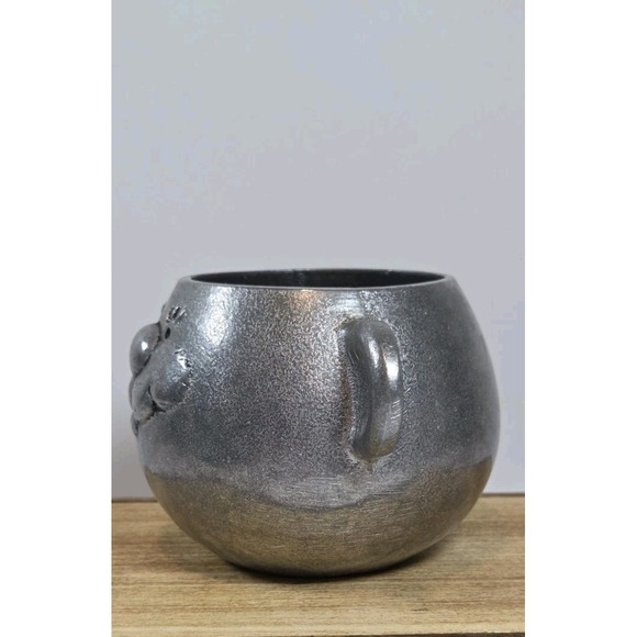 Vintage Wilton Armetale Pewter Children's Bear Mug‎ 1985 Ear Handles - Picture 4 of 12